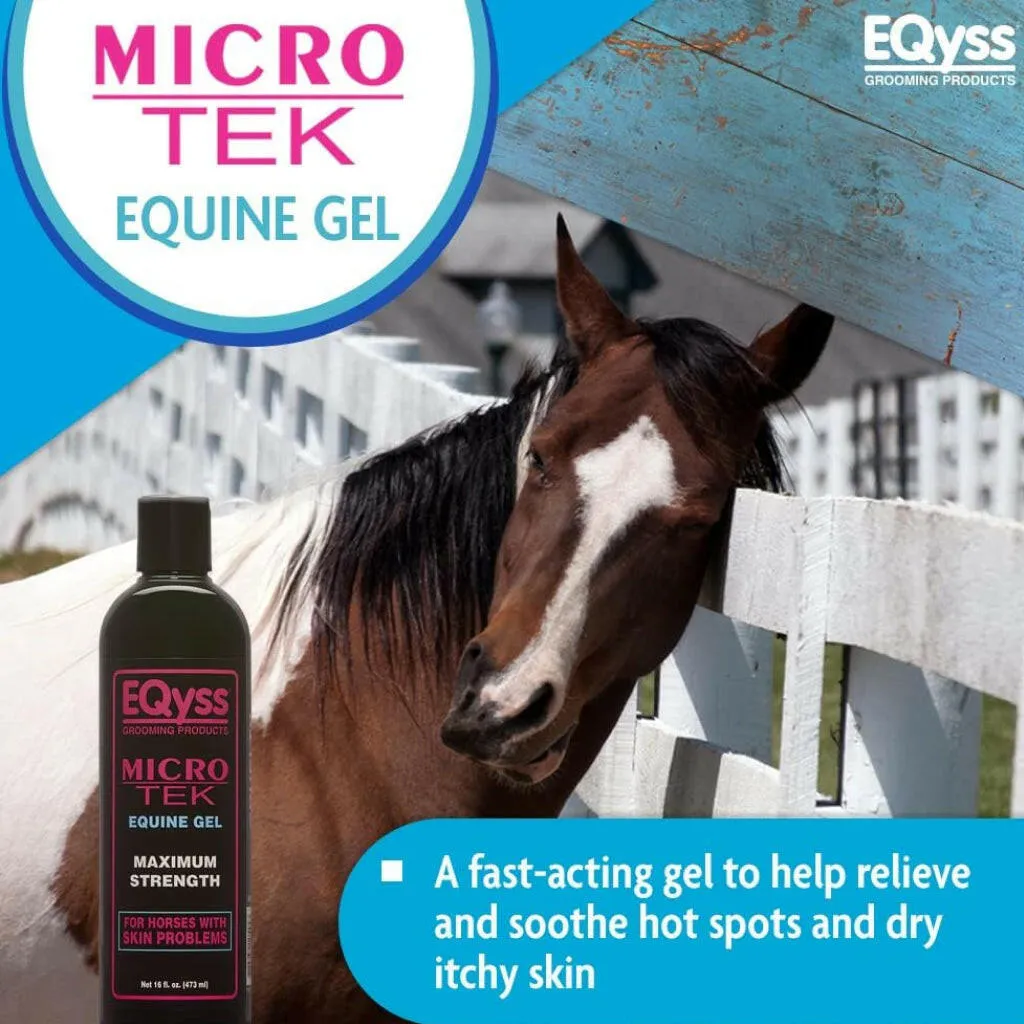 EQyss Micro-Tek Maximum Strength Anti-Microbial Skin Care Gel for Horses (16 oz)