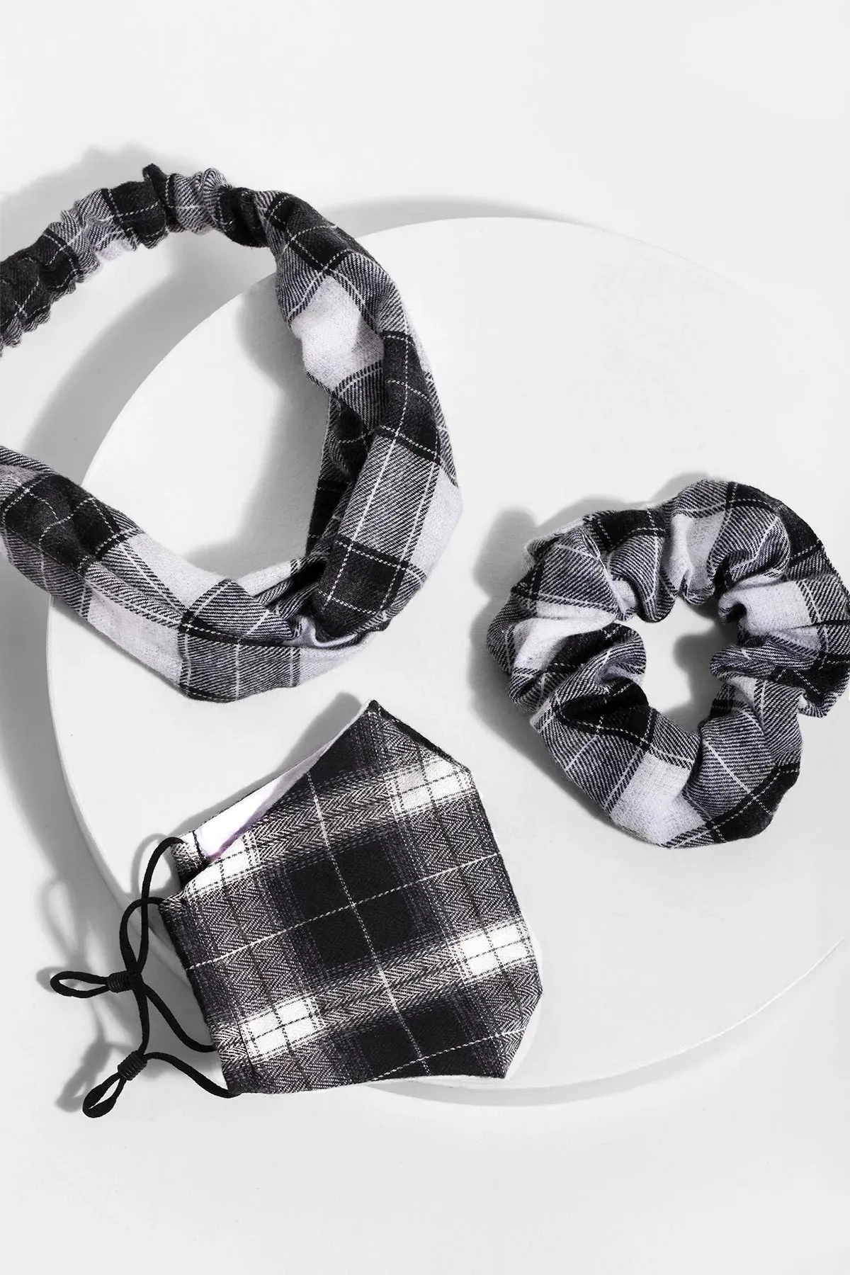 Face Mask, Scrunchie and Headband Set