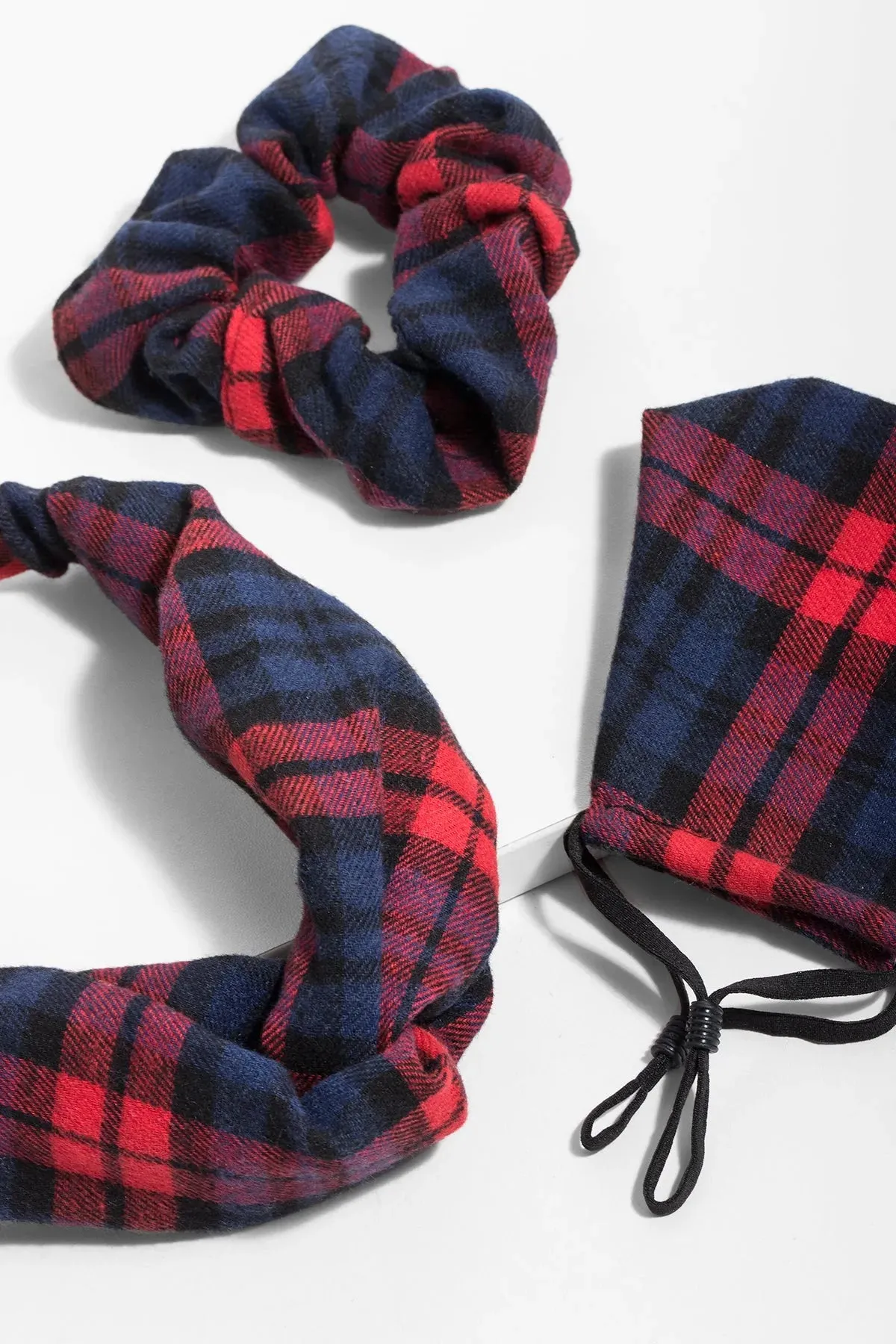 Face Mask, Scrunchie and Headband Set