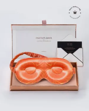 FEELITS Royal Mulberry Hyaluronic Acid-Infused Silk. Natural Beauty 3D Contour Eye Mask- Aurora Series