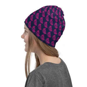 FLO Navy & Pink Neck Gaiter Mask
