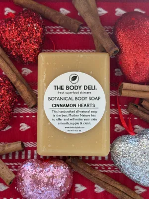 Free Gift: Limited Edition Cinnamon Hearts Bar Soap Terms: Eligible on Orders with a sub-total of $100 or more after discounts including rewards (LIMIT 1)