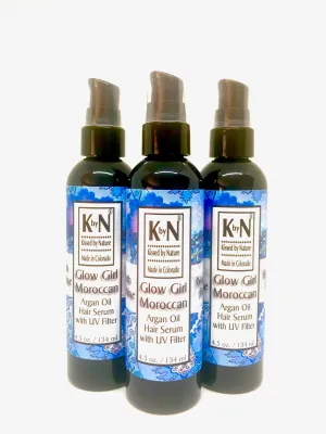 Glow Girl Moroccan Argan Oil Hair Serum, 4.5 oz