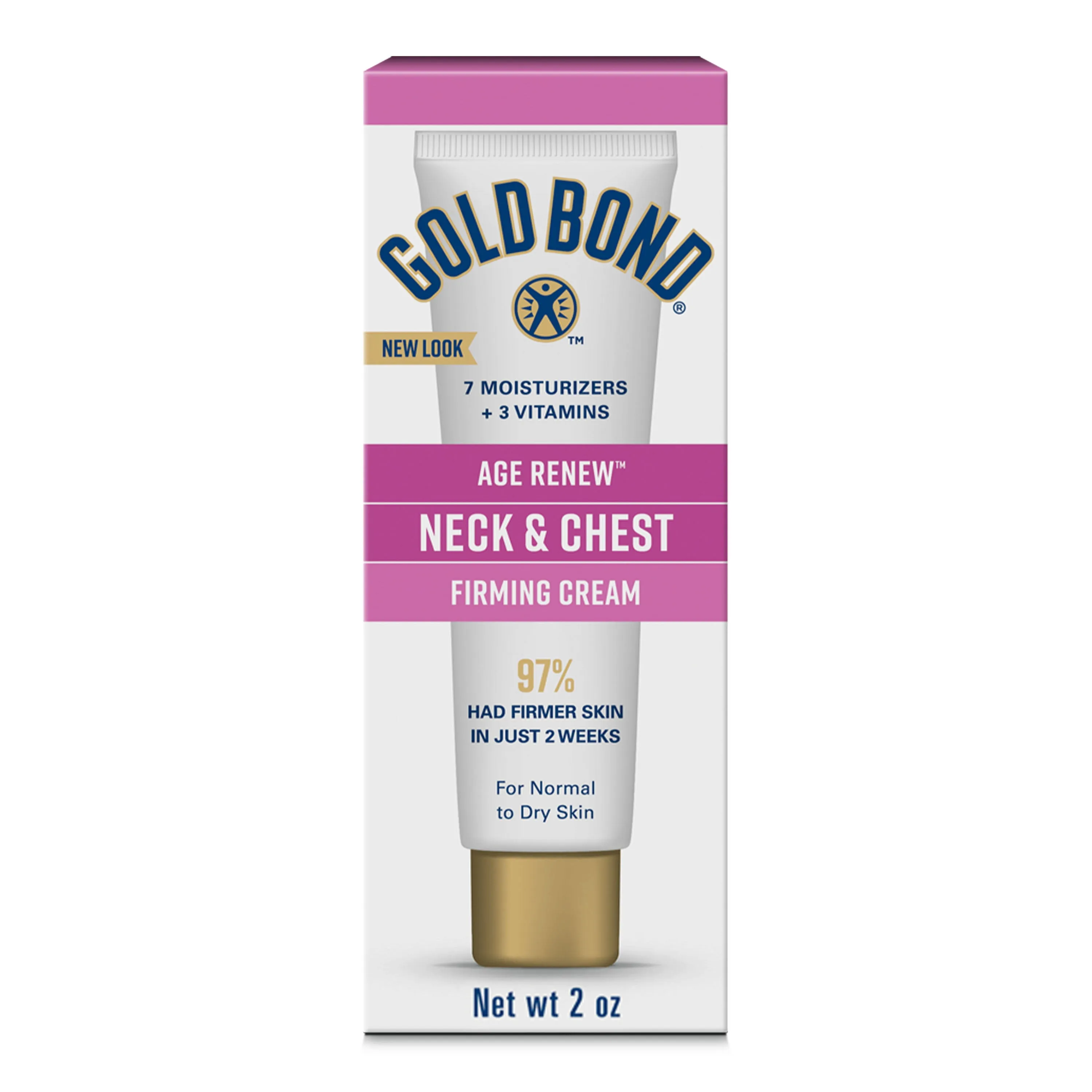 Gold Bond Cream, Neck & Chest Firming, 2oz Tube