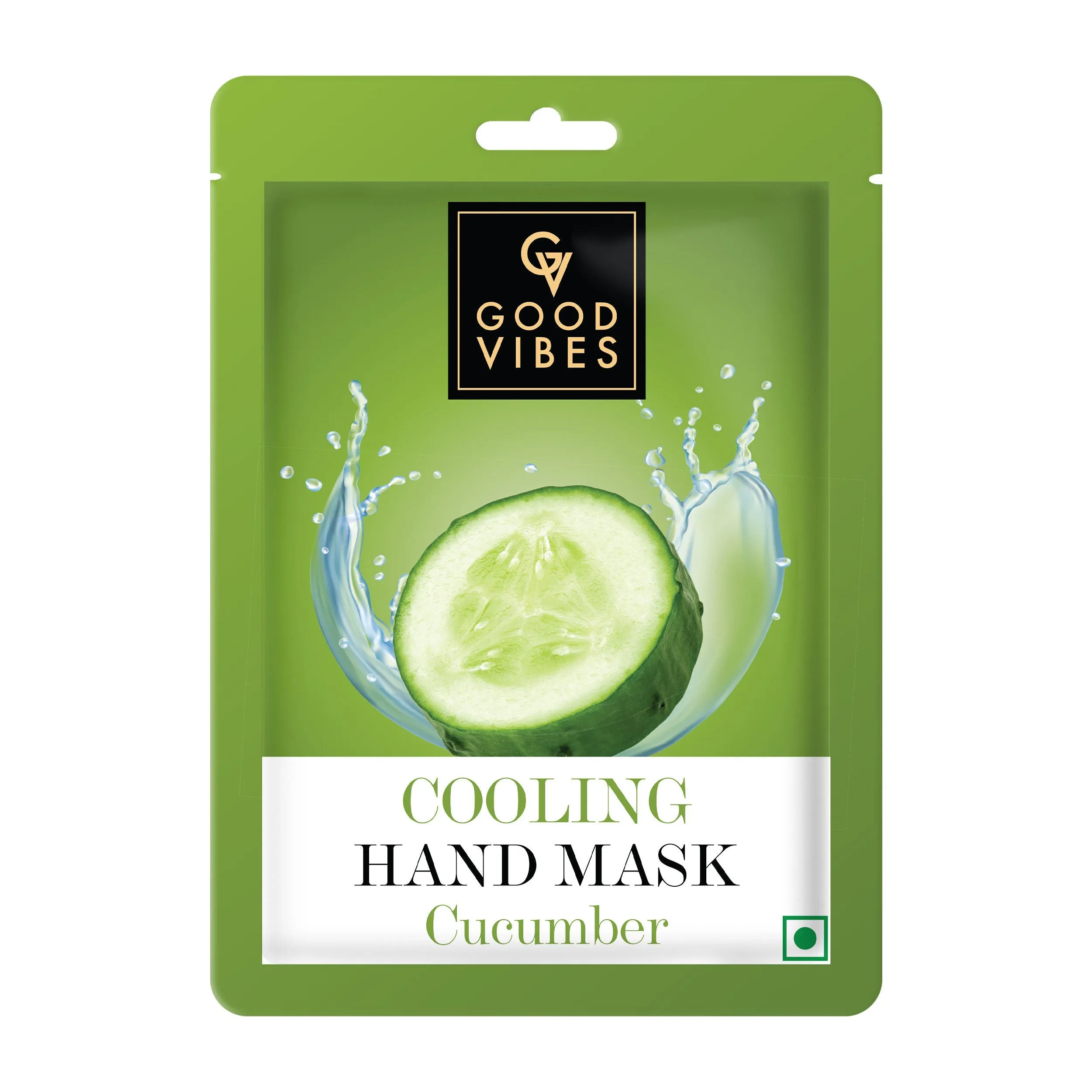 Good Vibes Cucumber Cooling Hand Mask | Moisturizing, Hydrating | Vegan, No Parabens, No Sulphates, No Alcohol, No Animal Testing (20 g)