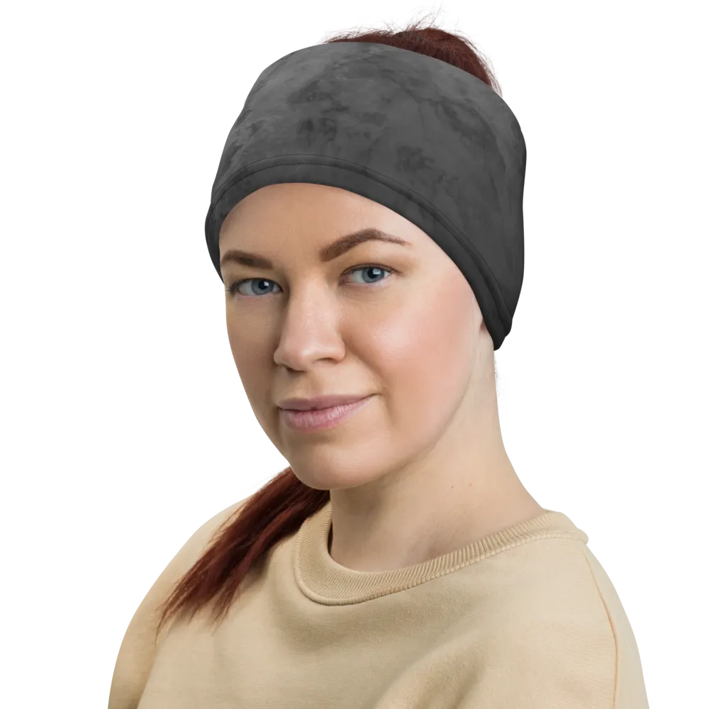 Gray Marble Face Mask Neck Gaiter