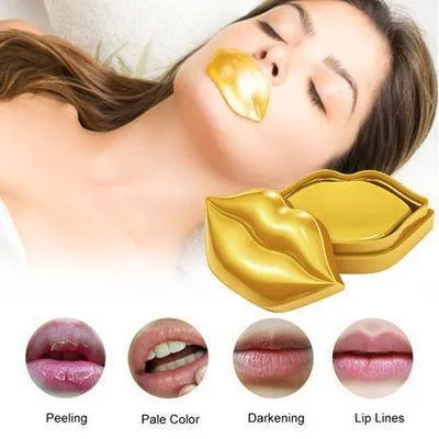 Guanjing 24k gold Lip Mask to Shape Beautiful Lips - 20 masks