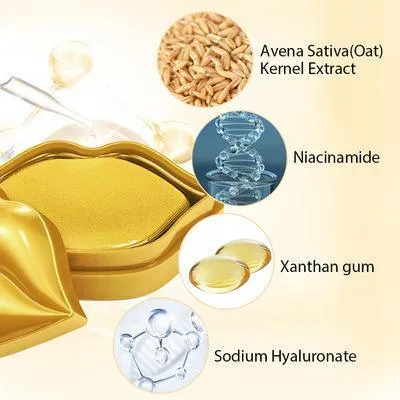Guanjing 24k gold Lip Mask to Shape Beautiful Lips - 20 masks