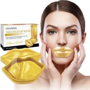 Guanjing 24k gold Lip Mask to Shape Beautiful Lips - 20 masks