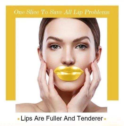 Guanjing 24k gold Lip Mask to Shape Beautiful Lips - 20 masks