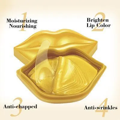 Guanjing 24k gold Lip Mask to Shape Beautiful Lips - 20 masks