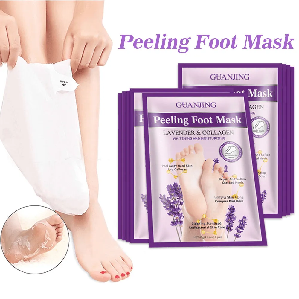 Guanjing Lavender & Collagen Foot Peeling Mask - 40g