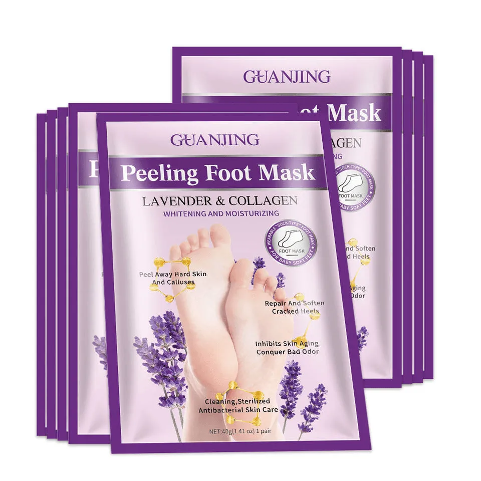 Guanjing Lavender & Collagen Foot Peeling Mask - 40g