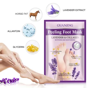 Guanjing Lavender & Collagen Foot Peeling Mask - 40g