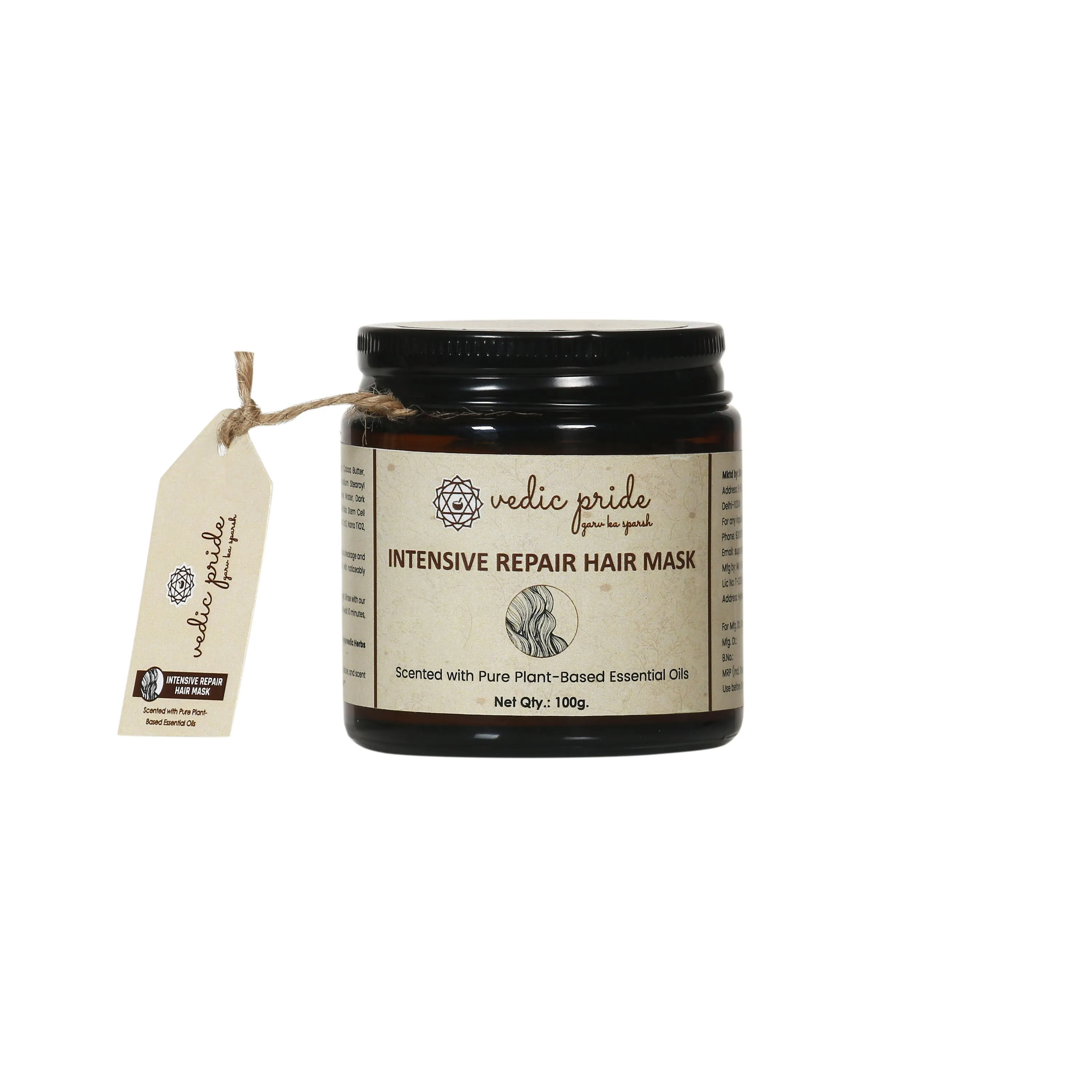 Hair pack:- deep conditioning mask, scrap treatment