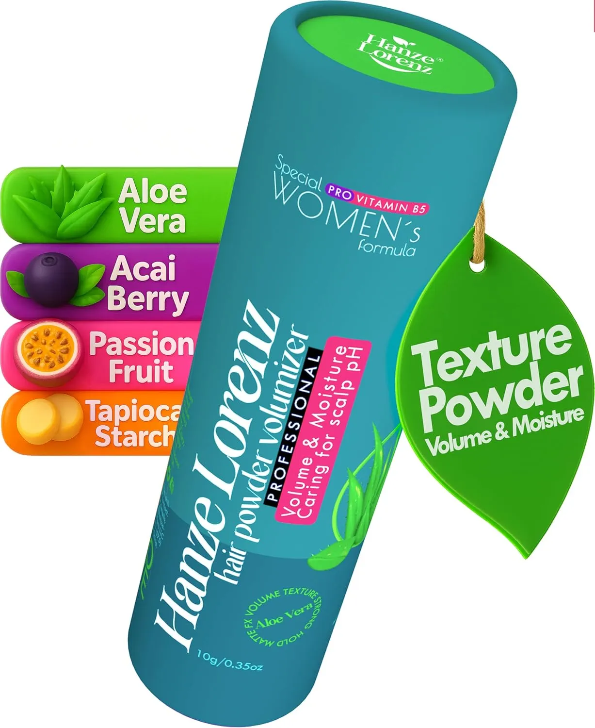 Hair Powder Volumizer For Women Aloe Vera Hydrating Scalp Relief Root Booster Styling Lift Tapioca Acai Matte Finish Lightweight Hold Oil Control Natural Volume Clean Touch Sensitive Shine Absorbing