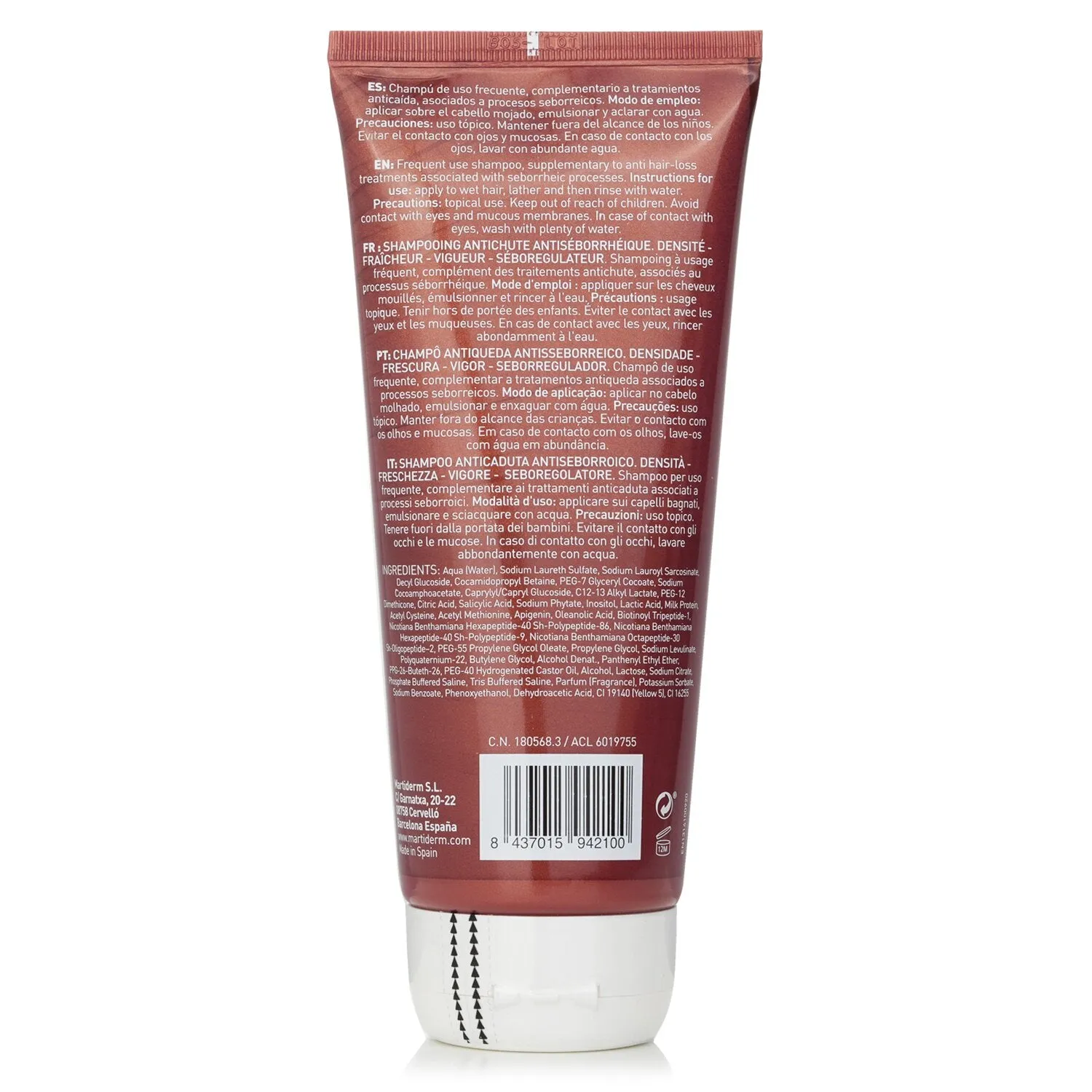 Hair System Anti-Sebum Anti Hair-Loss Shampoo With Salicylic Acid  (For Oil-prone Hair)