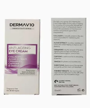 HealthPoint Derma V10 Anti Ageing Eye Cream