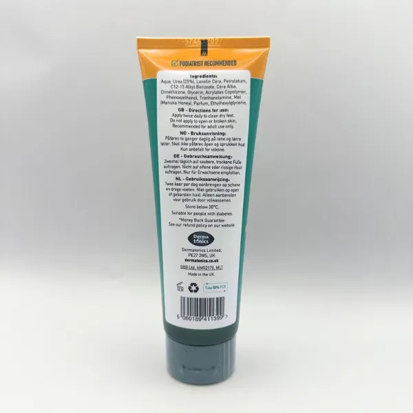Heel Balm with Manuka Honey 125ml - Natural Care