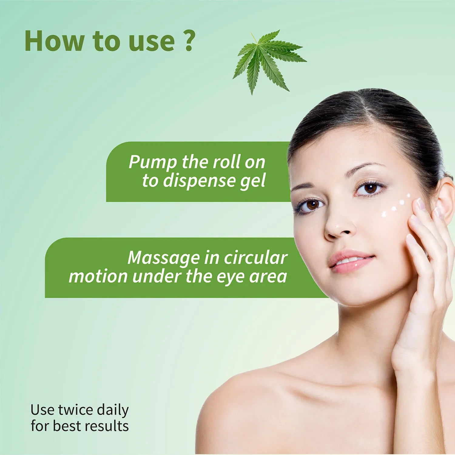 Hemp Seed Under Eye Gel For Reducing Dark Circles ( Net Qty -15ml)