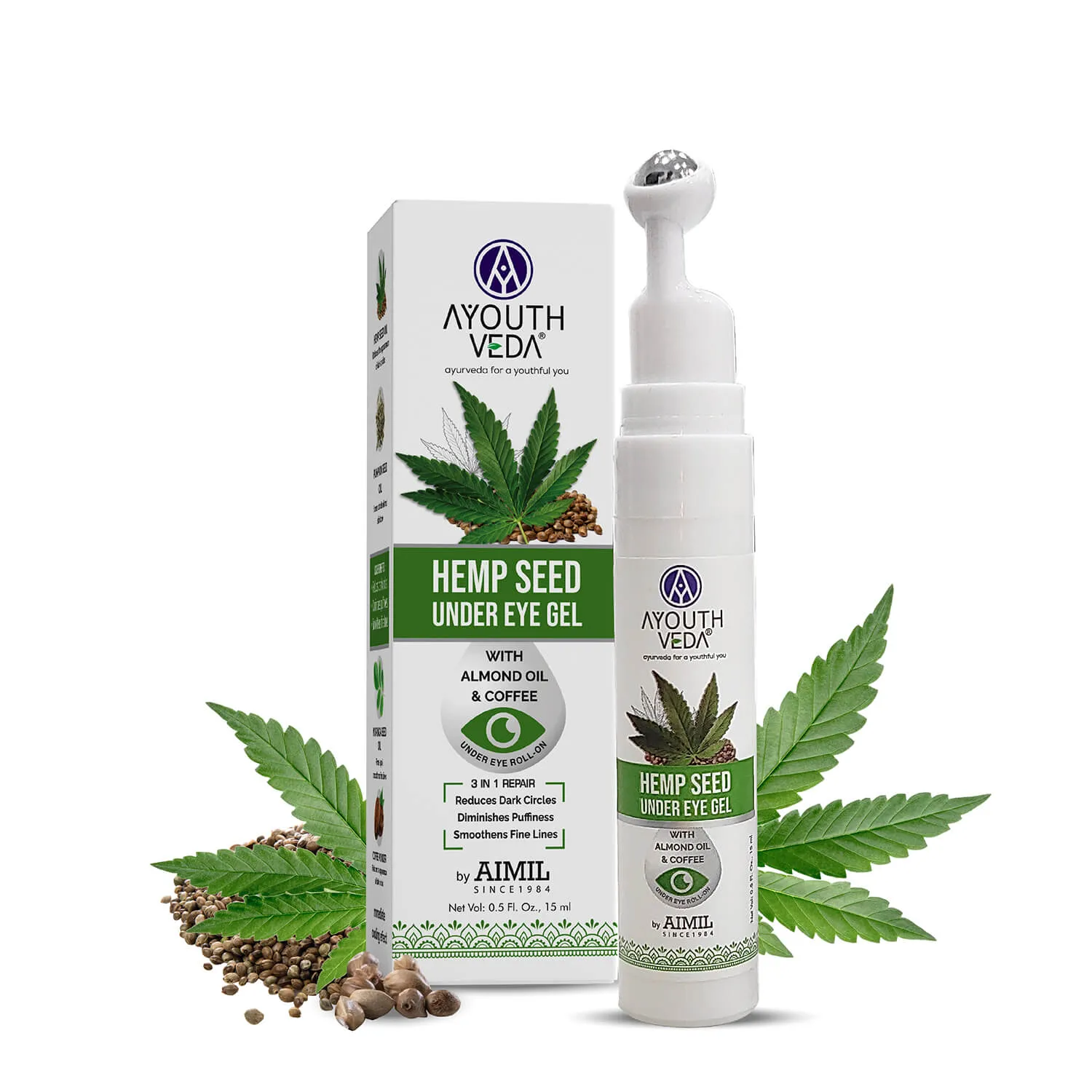 Hemp Seed Under Eye Gel For Reducing Dark Circles ( Net Qty -15ml)