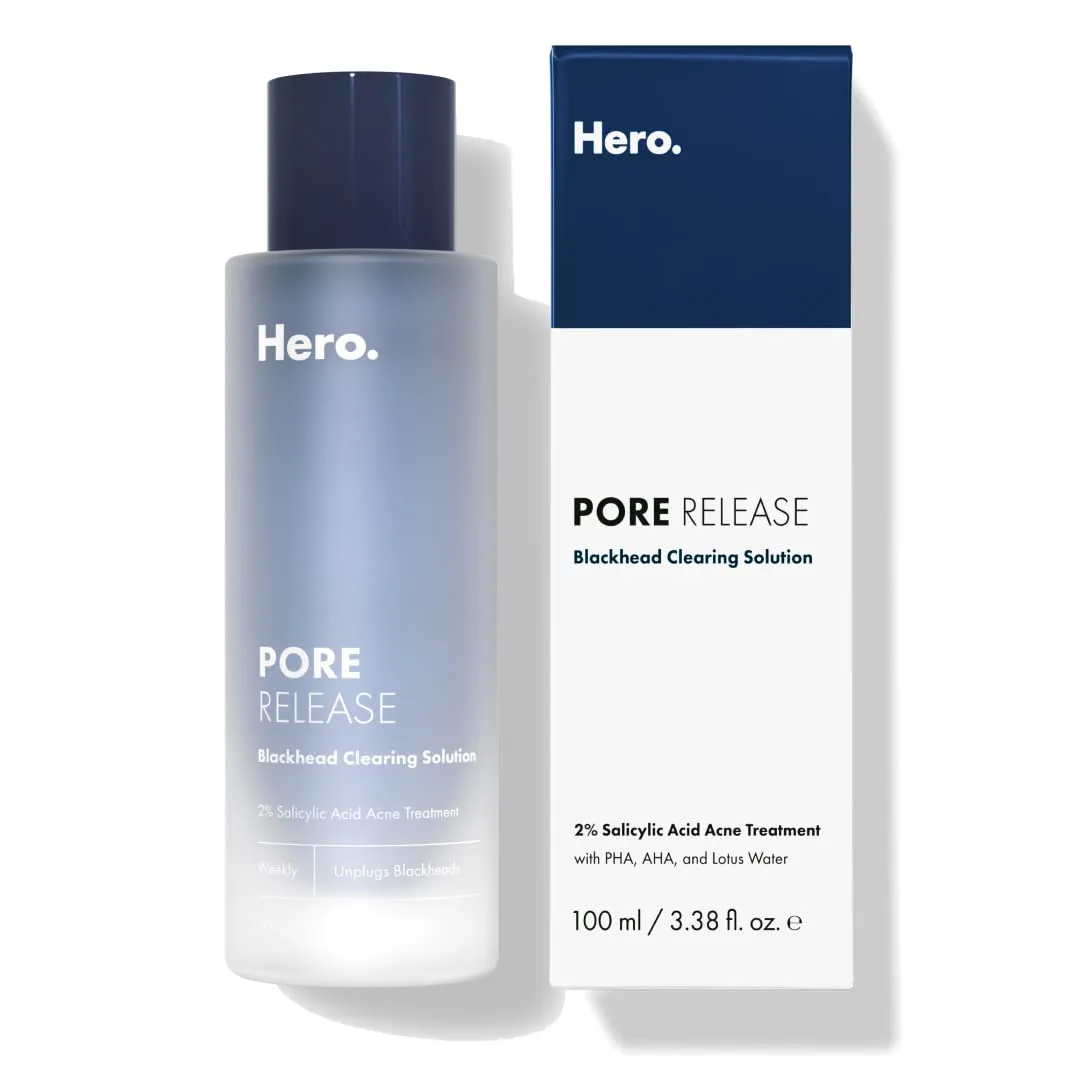 HERO pore release blackhead clear solution 2% salicylic acid acne treatment