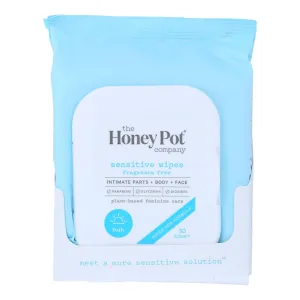 Honey Pot Gentle & Sensitive Wipes (Pack of 30)