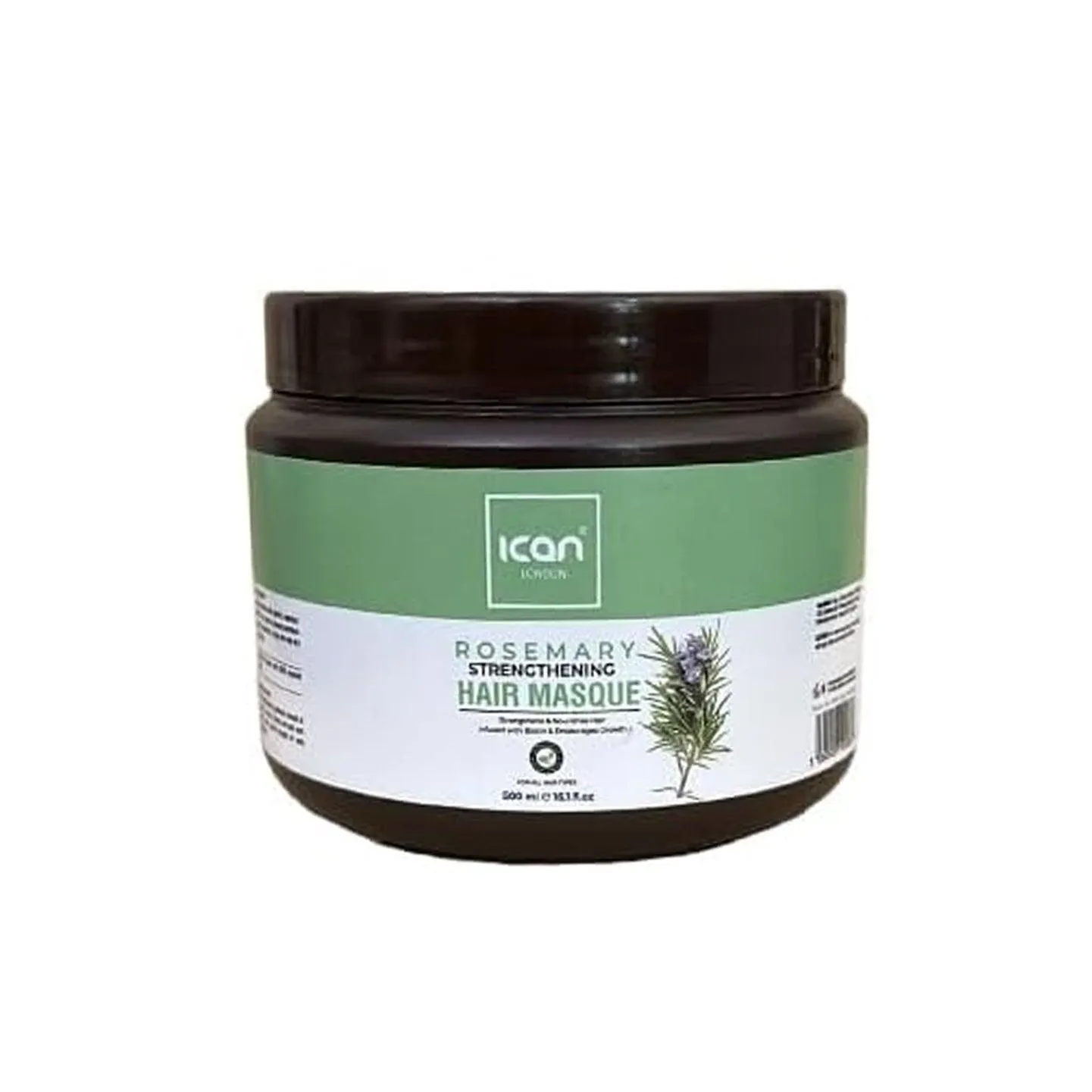iCan London Strengthening Rosemary Hair Mask - 500ml