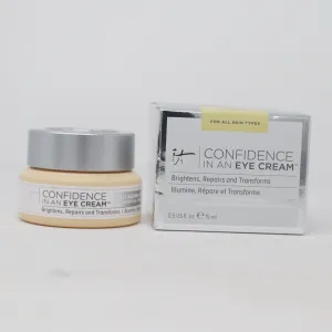 It Cosmetics Confidence In A Eye Cream  0.5oz/15ml New With Box