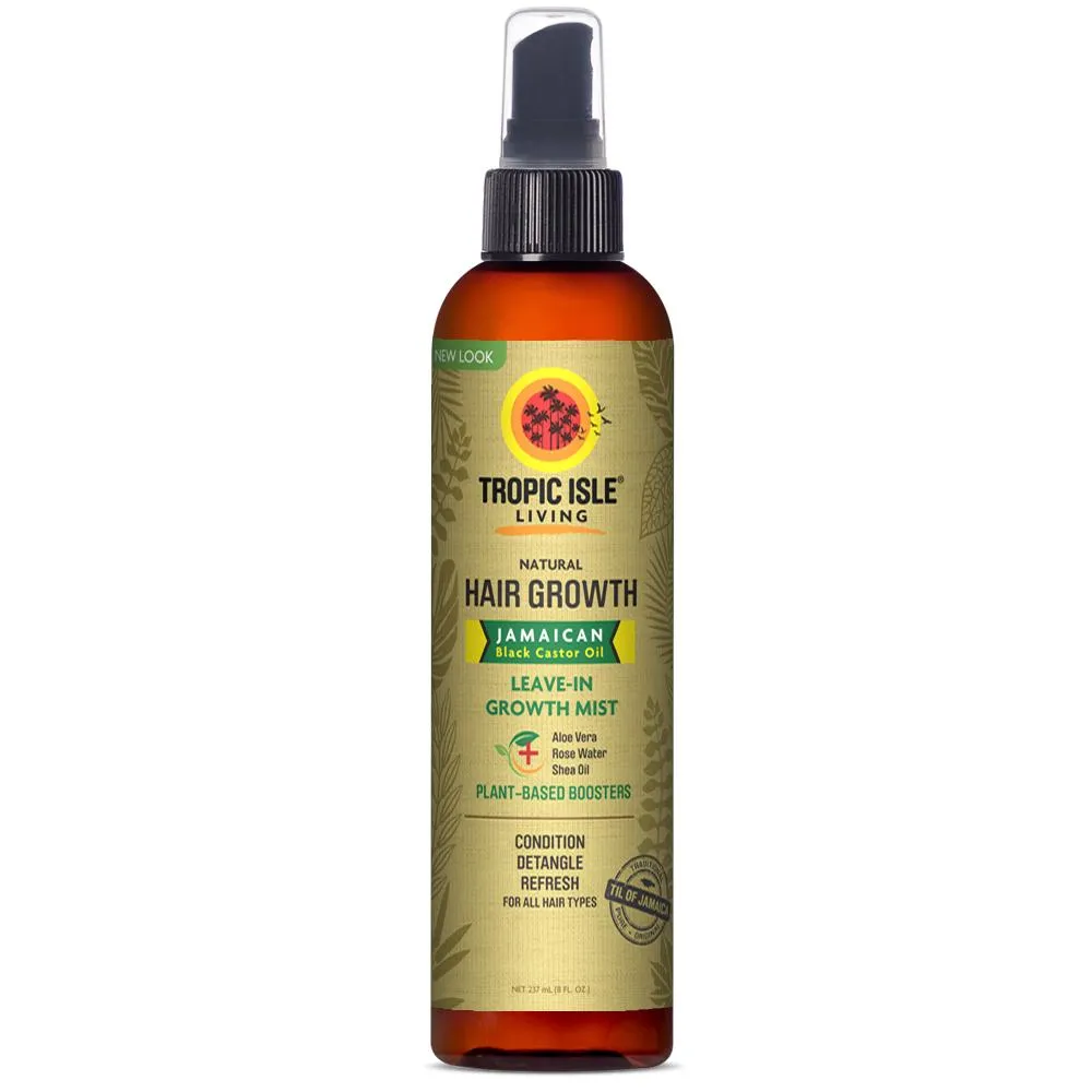 JAMAICAN BLACK CASTOR OIL DAILY HAIR GROWTH LEAVE-IN CONDITIONING MIST (8 OZ.) | NEW LOOK!