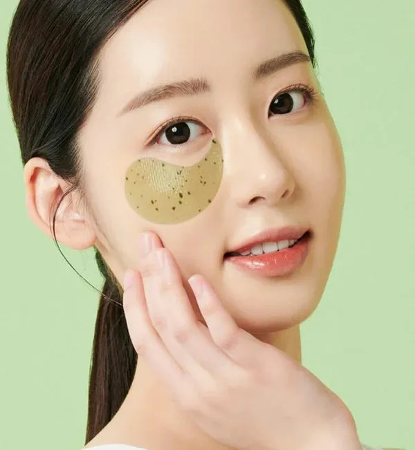 JAYJUN Real Green Tea Hydrogel Eye Patch شرائح العين الهيدروجل بالشاي الاخضر