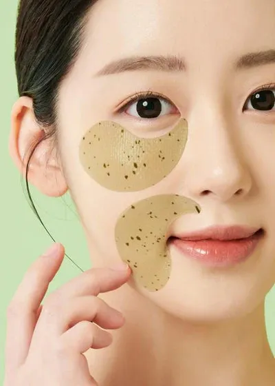JAYJUN Real Green Tea Hydrogel Eye Patch شرائح العين الهيدروجل بالشاي الاخضر