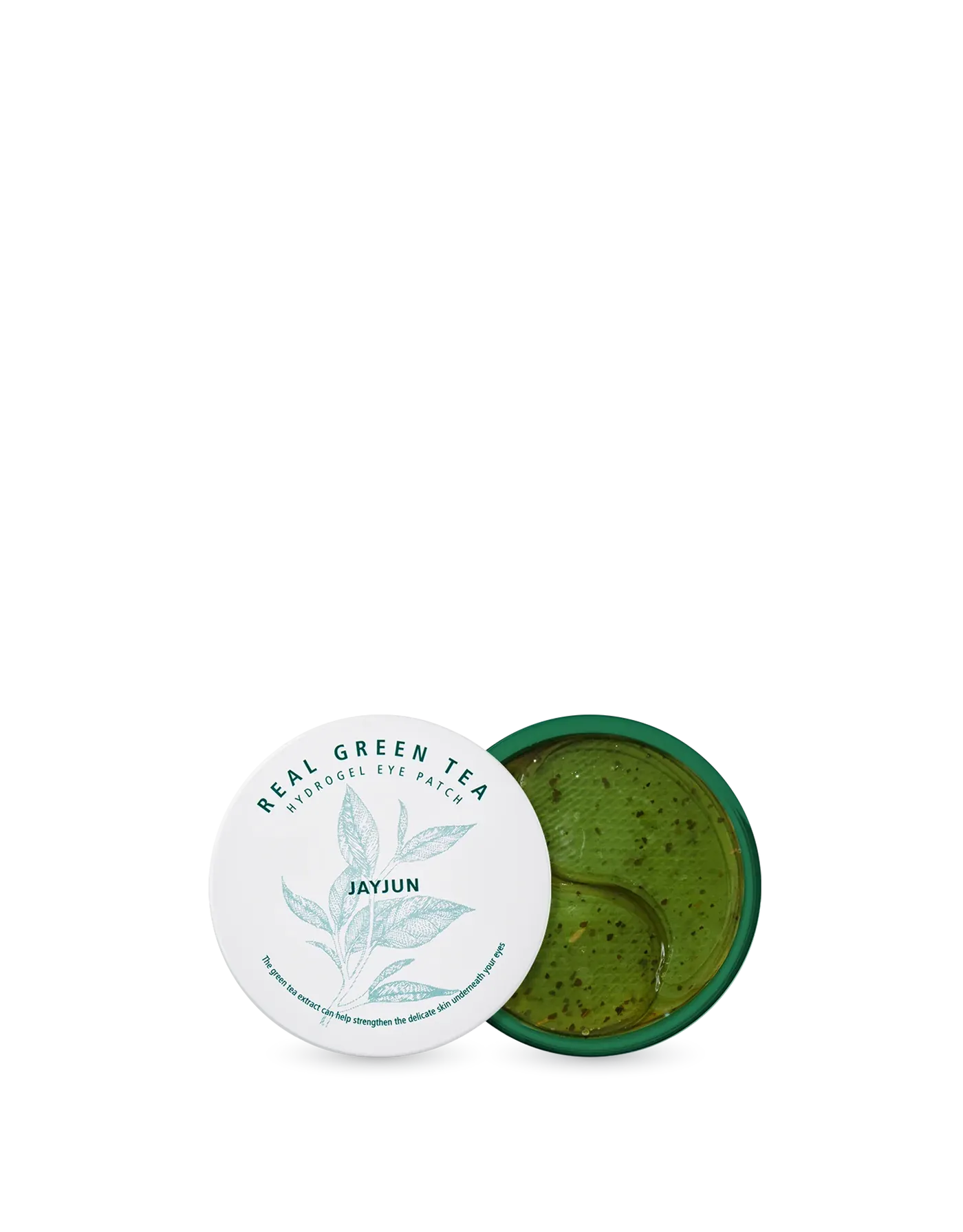 JAYJUN Real Green Tea Hydrogel Eye Patch شرائح العين الهيدروجل بالشاي الاخضر