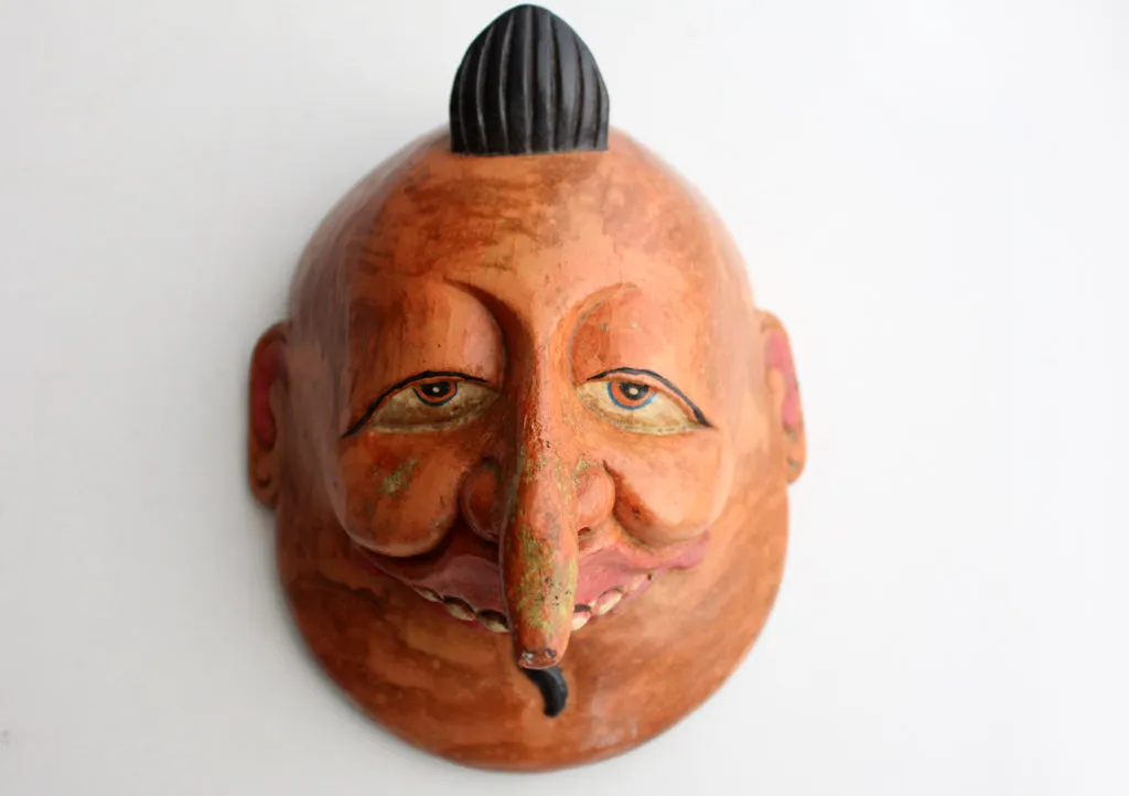 Joker Wooden Wall Hanging Mask
