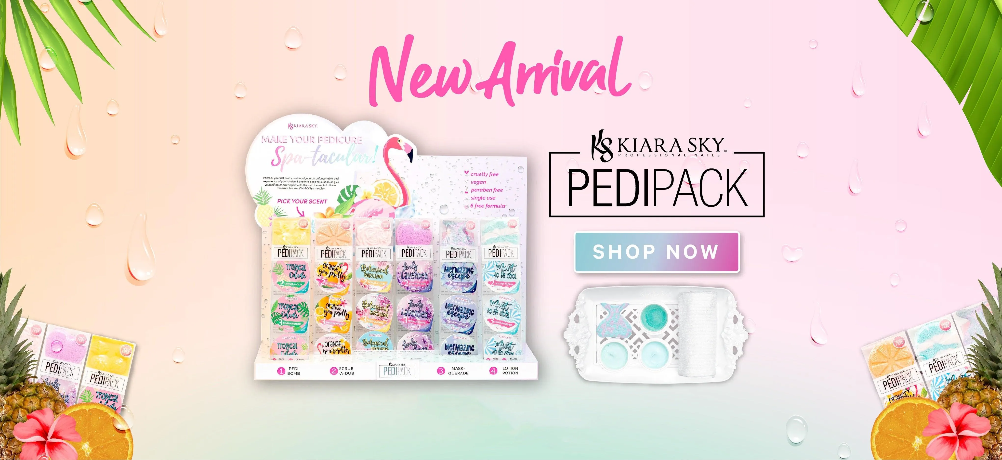 Kiara Sky Bomb Spa | Pedi Packs 4 in 1