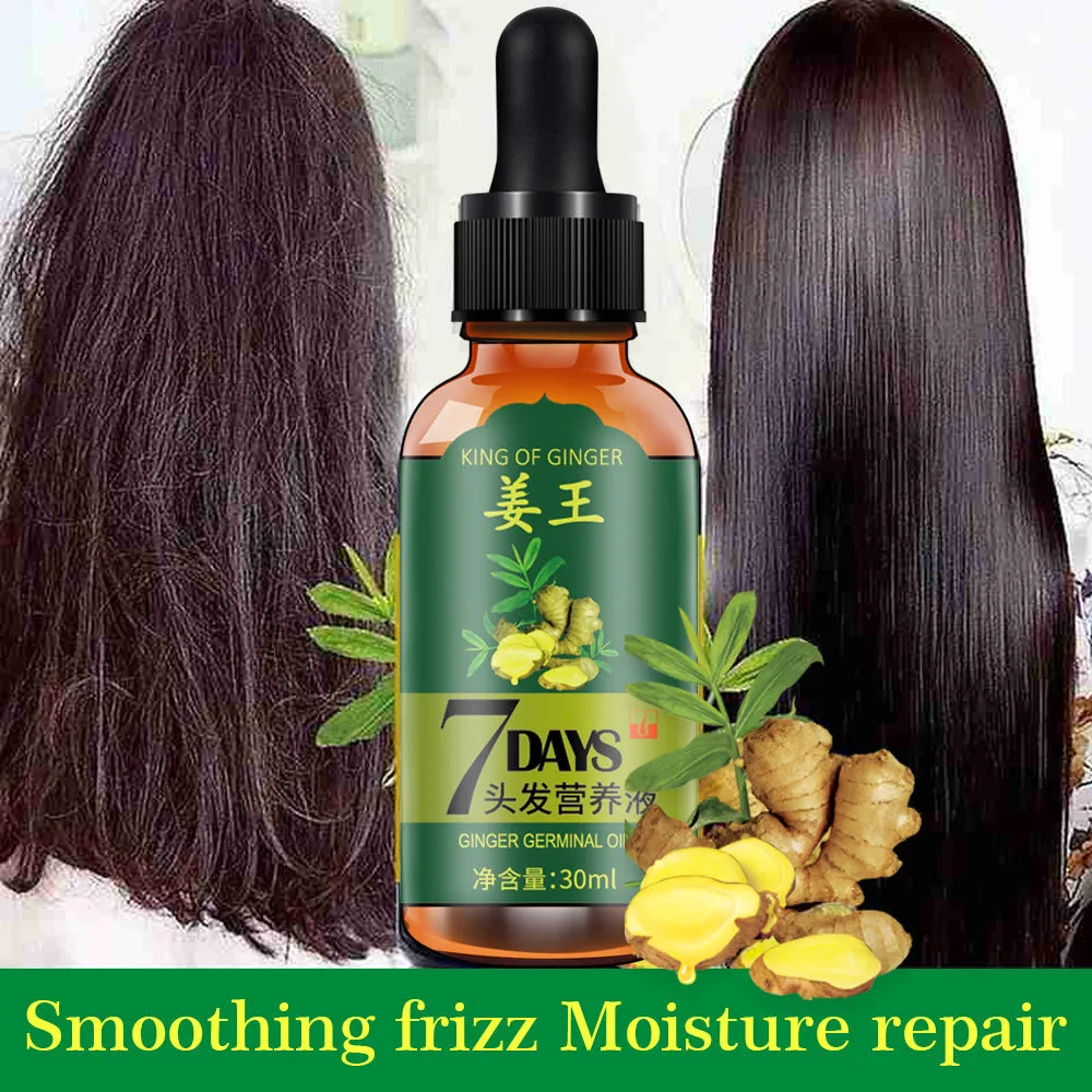King Of Ginger 7 Days Ginger Germinal Oil Hair Tonic Growth Essence Anti-Fall Hair Treatment Care