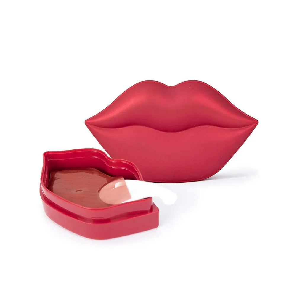 Kocostar Bundle ( Rose Lip Mask Jar, Slice Mask Strawberry, Luster Hair Capsule Mask - 7 Capsules, Rescue Eye Capsule Mask )