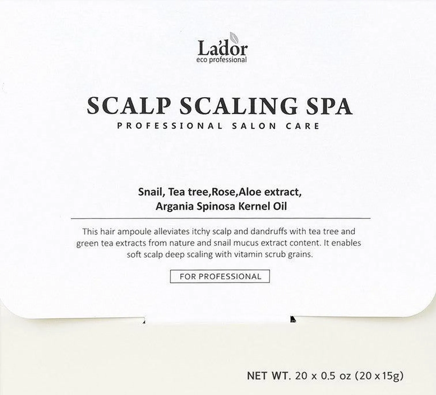 La'dor Scalp Scaling Spa Ampoule 15ml*20ea