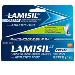 Lamisil AT Antifungal Athlete’s Foot Cream 1.05 oz (Terbinafine Hydrochloride)