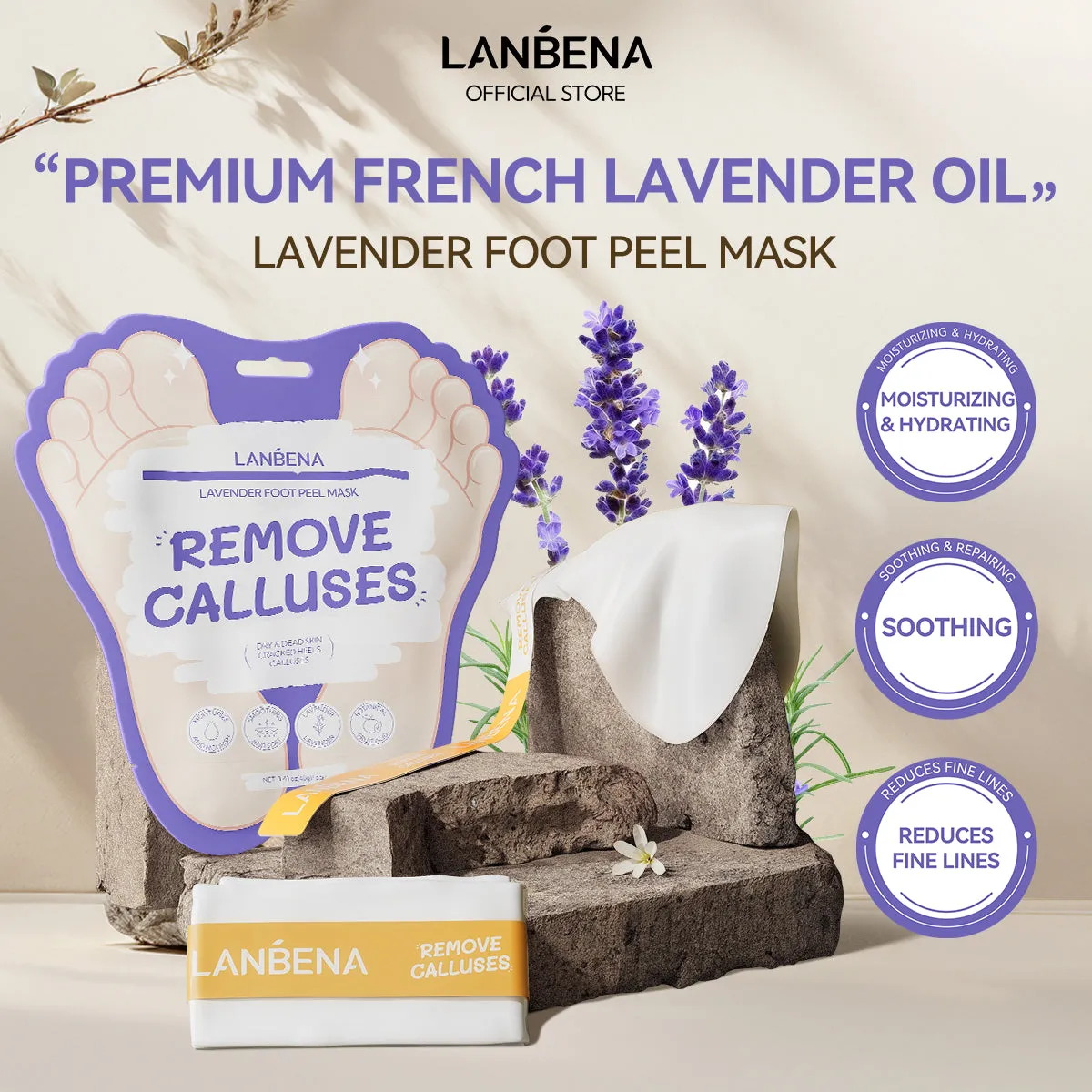 Lavender Foot Peel Mask (NEW)