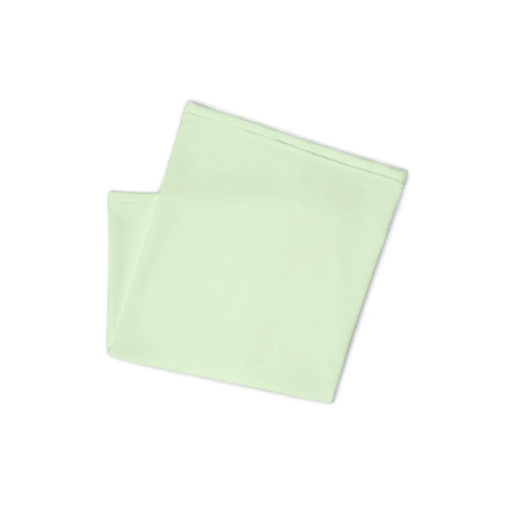 Light Green Face Mask Shield, Reusable Washable Headband Bandana-Made in USA/EU