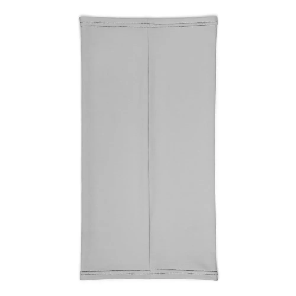 Light Grey Washable Face Mask Shield, Reusable Neck Warmer Bandana, Headband-Made in USA/EU