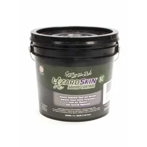 LizardSkin Spray On Sound Barrier Acrylic Black 1 gal Bucket - Each