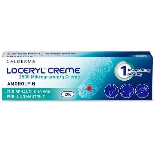 LOCERYL Cream, amorolfine, athlete's foot