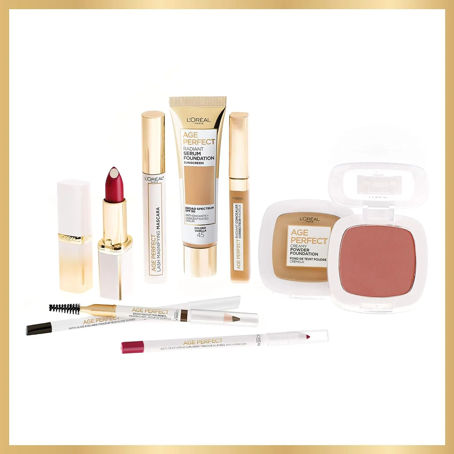 LOral Paris Age Perfect Radiant Concealer with Hydrating Serum and Glycerin, Cappuccino