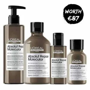 L'Oréal Professionnel Absolut Repair Molecular Home and Away Bundle Gift Set
