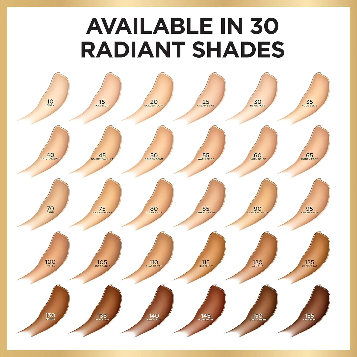 L'Oreal Paris Age Perfect Radiant Serum Foundation with SPF 50, Cream Beige, 1 Ounce