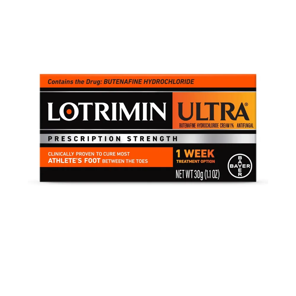 Lotrimin Ultra 1 Week Athlete's Foot Treatment Antifungal Cream,