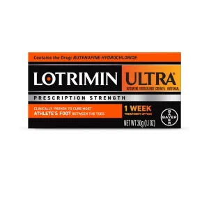 Lotrimin Ultra 1 Week Athlete's Foot Treatment Antifungal Cream,