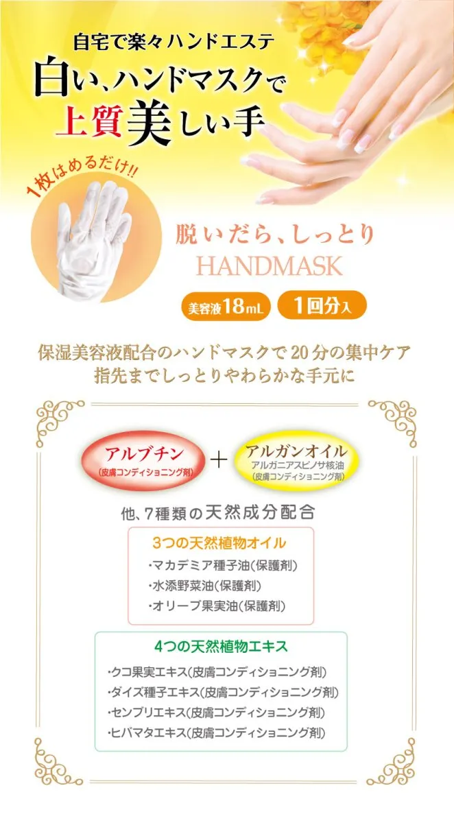 LUCKY TRENDY Hand Mask 1 Pair